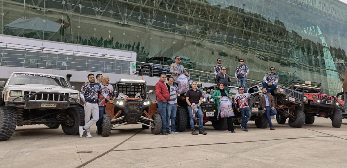 SE ENCIENDEN LOS MOTORES, TODO LISTO PARA LA RUTA OFF ROAD 