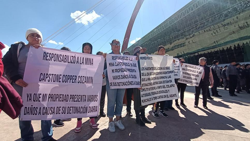 SE HACEN PRESENTES LAS MANIFESTACIONES DURANTE VISITA DEL PRESIDENTE 