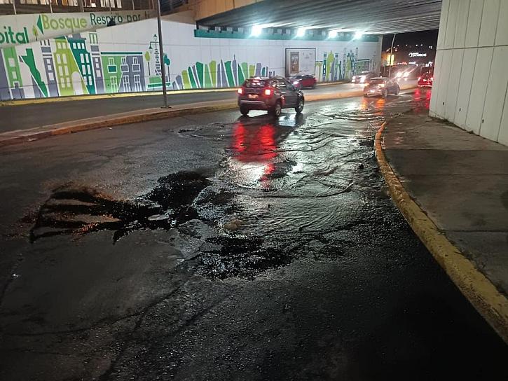 SE HUNDE BULEVAR HACIA GALERÍAS