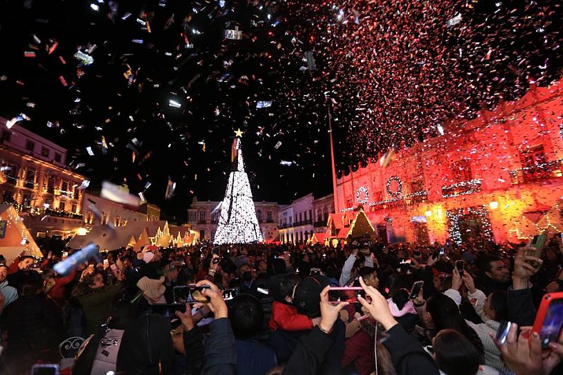 SE ILUMINA ZACATECAS CON FESTIVAL DE NAVIDAD “CELEBREMOS CON ALEGRÍA”