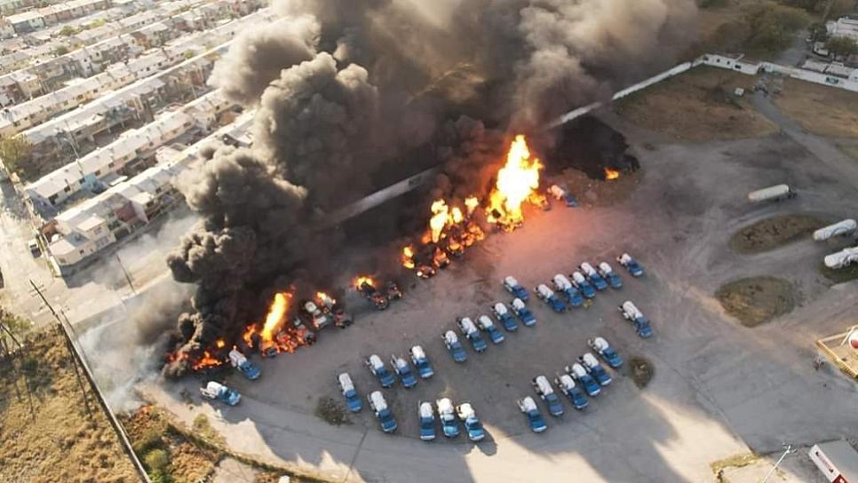 SE INCENDIA GASERA EN NUEVO LEÓN