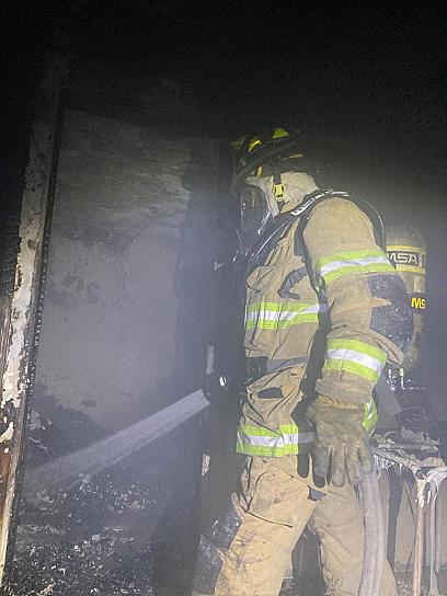 Se incendia una casa en Rincón Colonial 