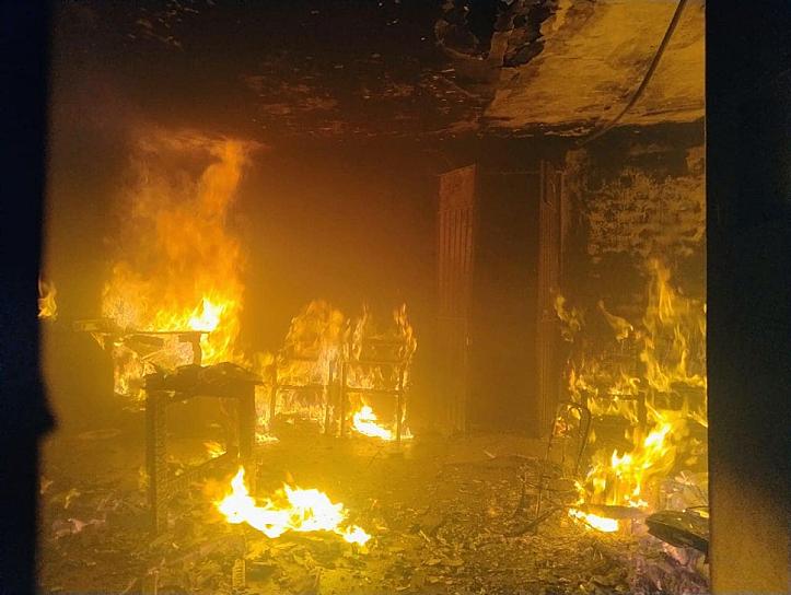 Se incendia vivienda en la colonia Luis Donaldo Colosio