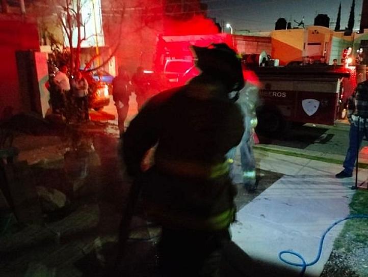 SE INCENDIA VIVIENDA EN LAS QUINTAS 