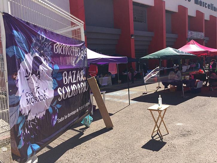 SE INSTALA BAZAR DE ECONOMÍA SOLIDARIA IMPULSADO POR COOPERATIVA MORADA 