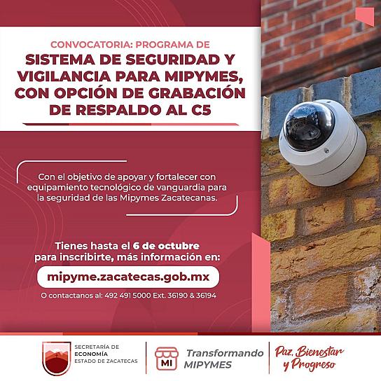 ABREN CONVOCATORIA DE ACCESO AL PROGRAMA DEL SISTEMA DE SEGURIDAD Y VIGILANCIA PARA PEQUEÑOS NEGOCIOS 