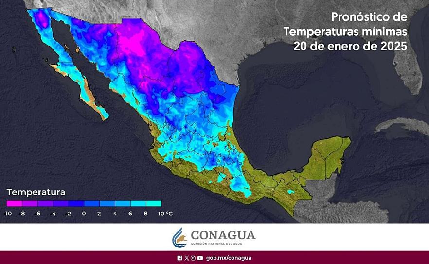 Se mantiene en alerta ante bajas temperaturas y rachas de viento
