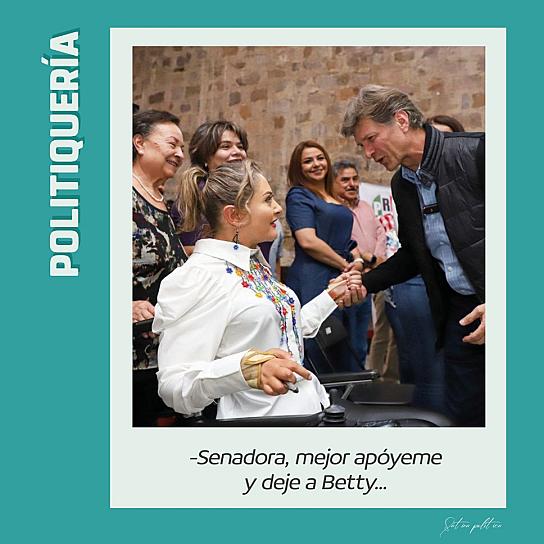 -Senadora, mejor apóyeme y deje a Betty... 🥹