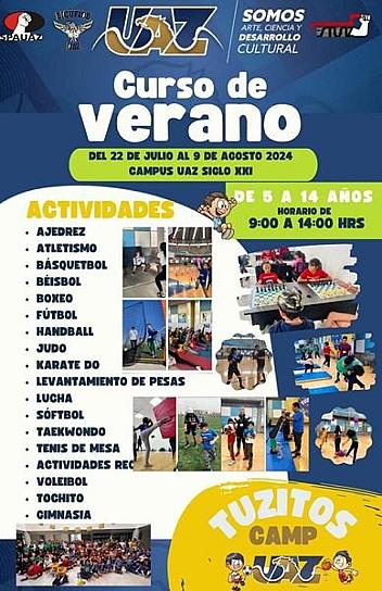 ABREN INSCRIPCIONES PARA CURSO DE VERANO TUZITOS UAZ