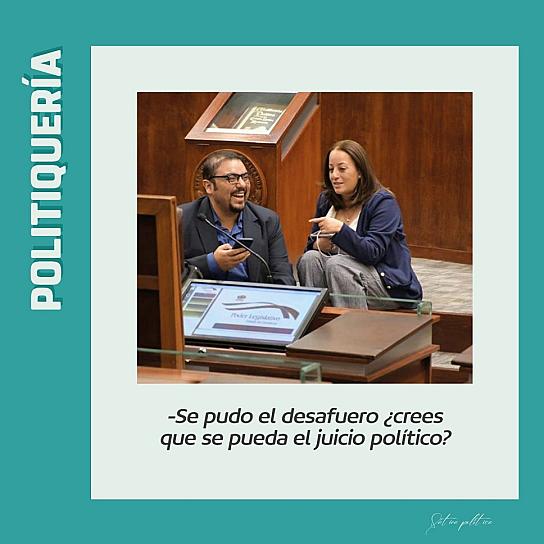 -Se pudo el desafuero ¿crees que se pueda el juicio político?