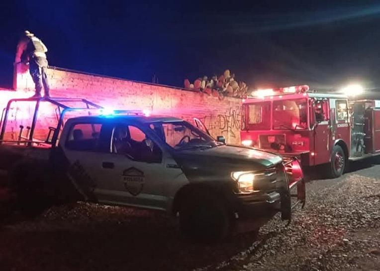 Se quema una casa en la colonia Francisco Villa, en Guadalupe 