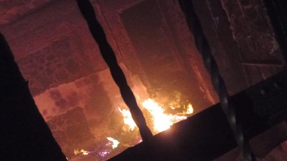 Se quema una casa en la colonia Lázaro Cárdenas 