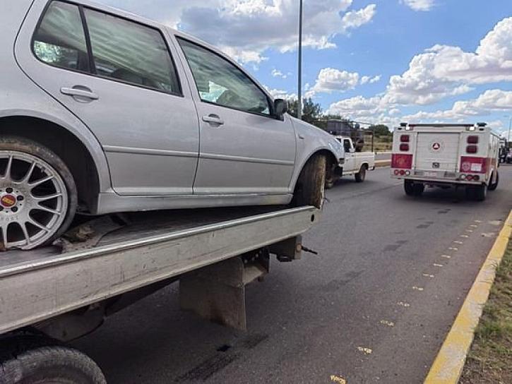 SE REGISTRA ACCIDENTE EN VIALIDAD SIGLO 21