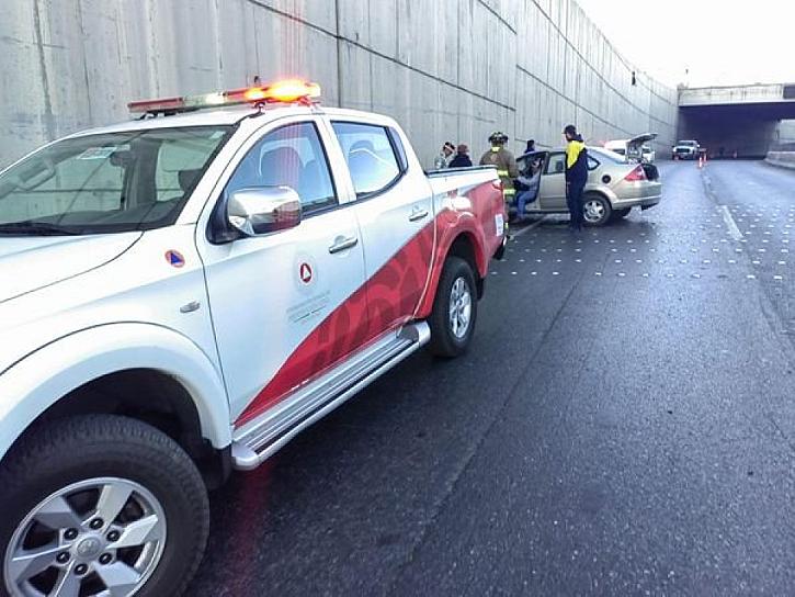 SE REGISTRA ACCIDENTE VEHICULAR EN LIBRAMIENTO TRÁNSITO PESADO
