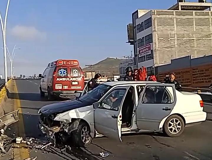 SE REGISTRA ACCIDENTE VIAL EN EJE METROPOLITANO 