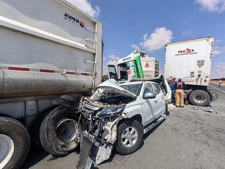 SE REGISTRA FUERTE CHOQUE EN EL TRAMO OSIRIS-VETAGRANDE