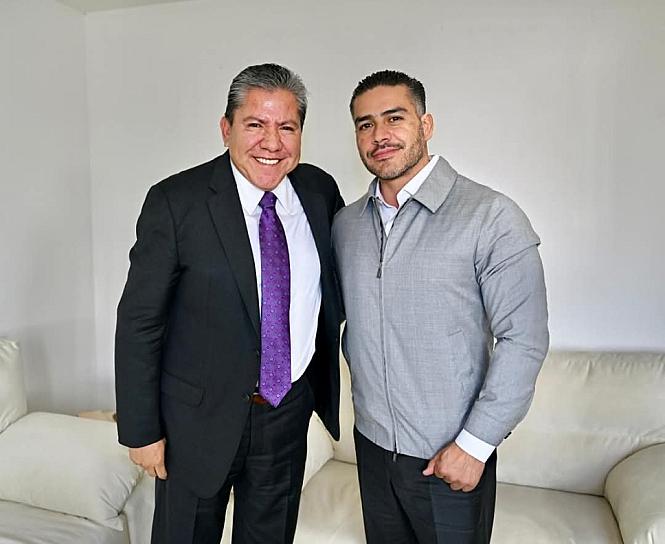  Se reúne gobernador con titular de SSPC, Omar García Harfuch
