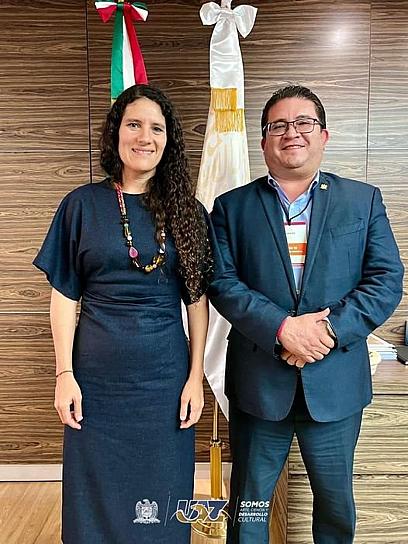 SE REUNE RECTOR CON DIRECTORA GENERAL DEL ISSSTE; ABORDA DEUDA DE LA UAZ 