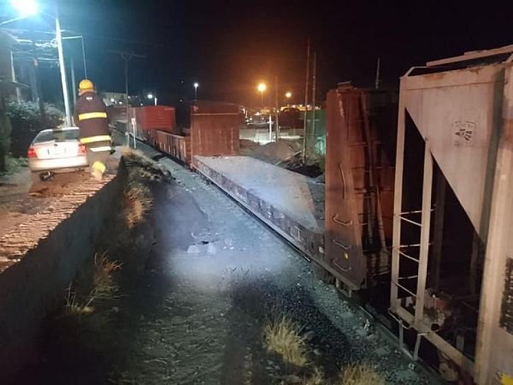 SE SEPARAN VAGONES DEL TREN
