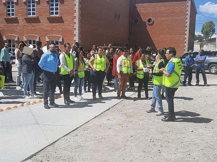 SE SUMA AYUNTAMIENTO DE FRESNILLO A SIMULACRO DEL 19 DE SEPTIEMBRE 