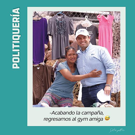 -Acabando la campaña, regresamos al gym amiga 😅