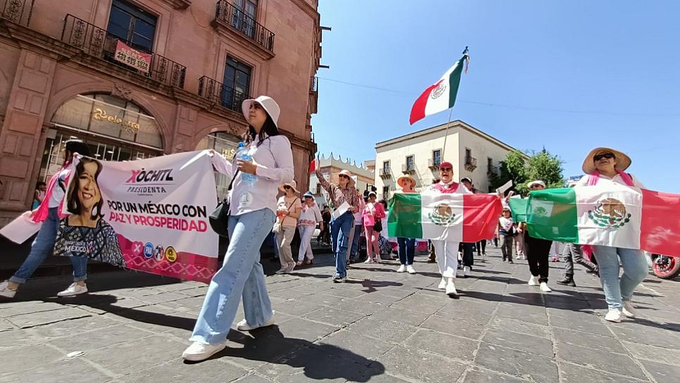 SE UNEN ZACATECANOS A MOVILIZACIÓN MÉXICO ES DE TODOS 