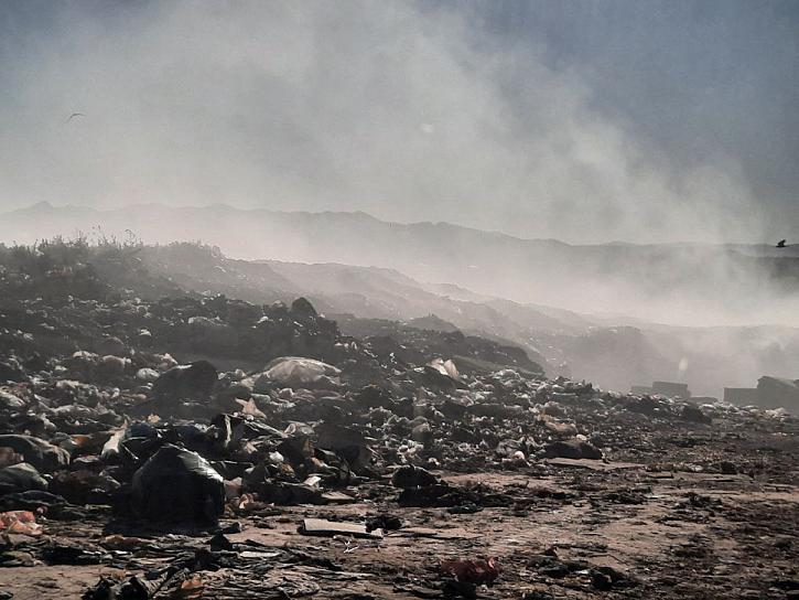 SIGUEN REPORTES DE INCENDIO EN EL TIRADERO MUNICIPAL DE FRESNILLO