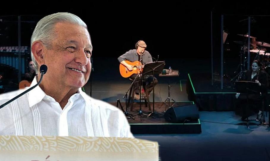  SILVIO RODRÍGUEZ DEDICA “EL NECIO” A AMLO EN AUDITORIO NACIONAL