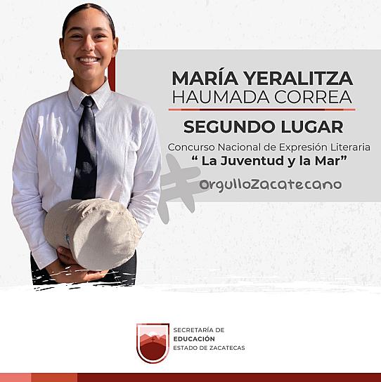 SOBRESALE ZACATECANA EN CONCURSO NACIONAL DE EXPRESIÓN LITERARIA