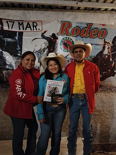 SOFÍA MAGALLANES, CAMPEONA ESTATAL DE CIRCUITO DE RODEO