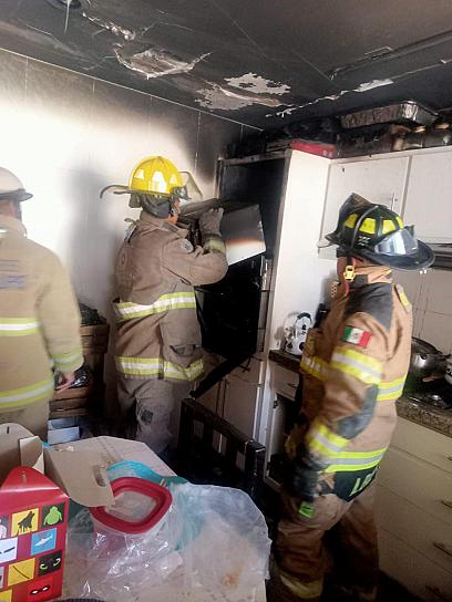 SOFOCAN INCENDIO CAUSADO POR CORTOCIRCUITO