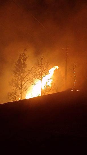 SOFOCAN INCENDIO EN LA BUFA