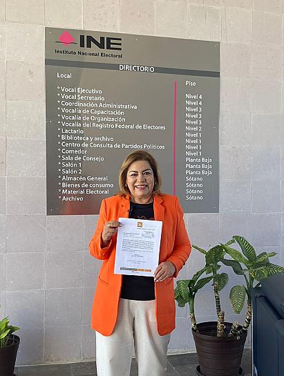 SOLICITA TERE VILLEGAS DEBATE DE IDEAS ANTE EL INE