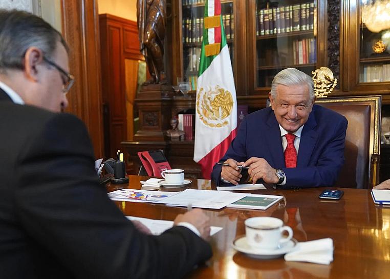 SOMOS BUENOS VECINOS Y AMIGOS: AMLO TRAS LLAMADA CON JOE BIDEN