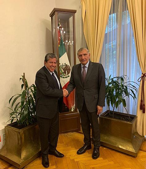 SOSTIENE DMA REUNIÓN CON ADÁN AUGUSTO