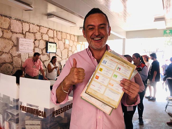 SUFRAGA RAYMUNDO MORENO EN LA PRIMARIA GONZÁLEZ ORTEGA