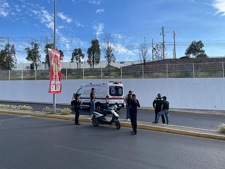 SUFRE MOTOCICLISTA ATAQUE DE EPILEPSIA MIENTRAS CONDUCÍA 