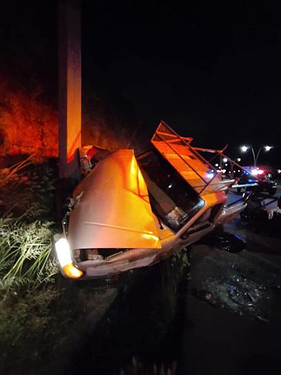 SUFRE PAREJA ACCIDENTE EN BULEVAR HÉROES DE CHAPULTEPEC
