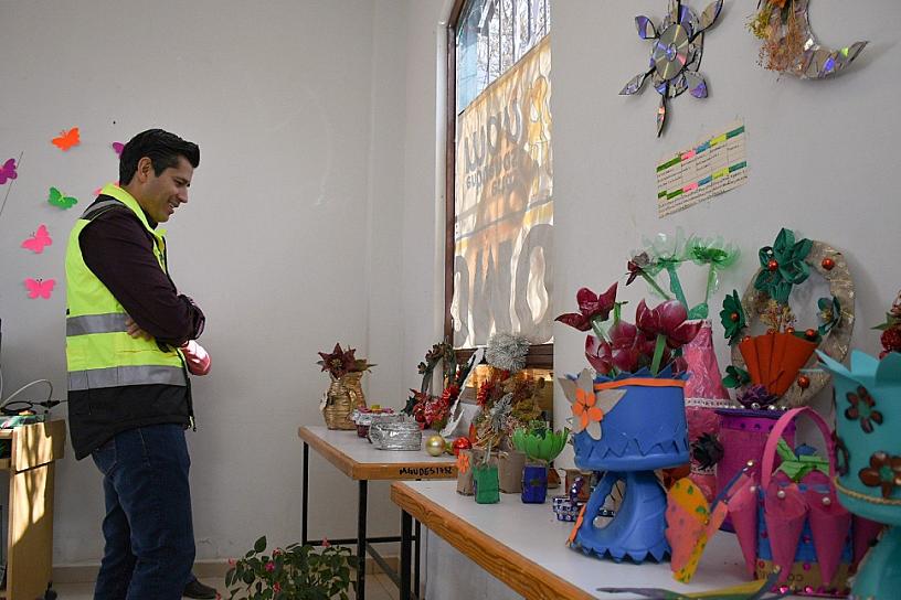 SUPERVISA ALCALDE DE GUADALUPE OBRA PÚBLICA EN LA ZACATECANA