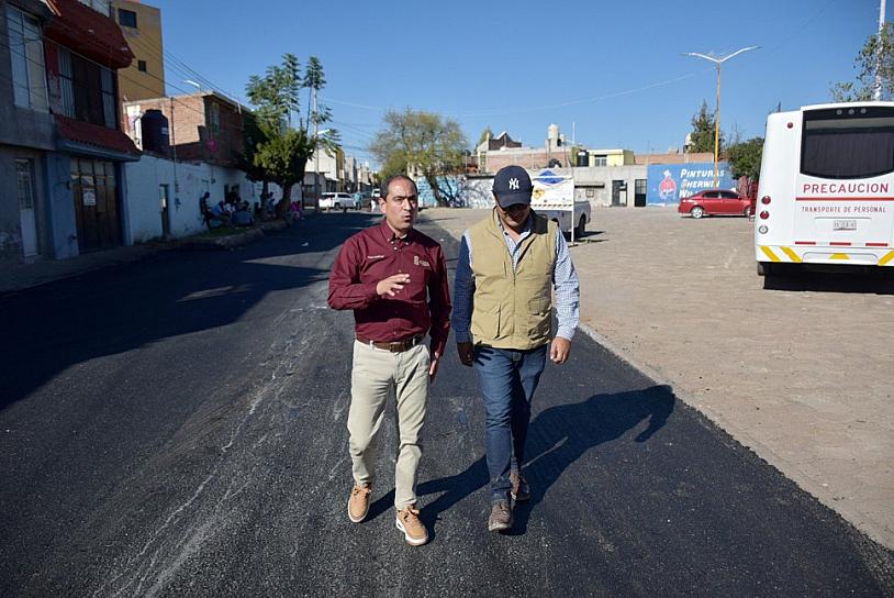 Supervisa alcalde obras en Guadalupe