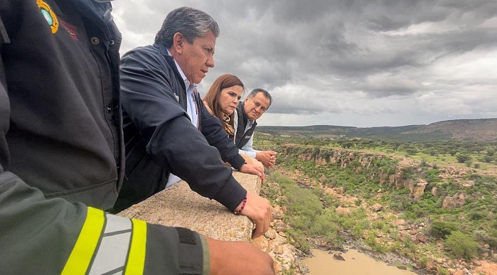 SUPERVISA DAVID MONREAL LAS PRESAS DEL ESTADO; GARANTIZA BUEN CICLO AGRÍCOLA