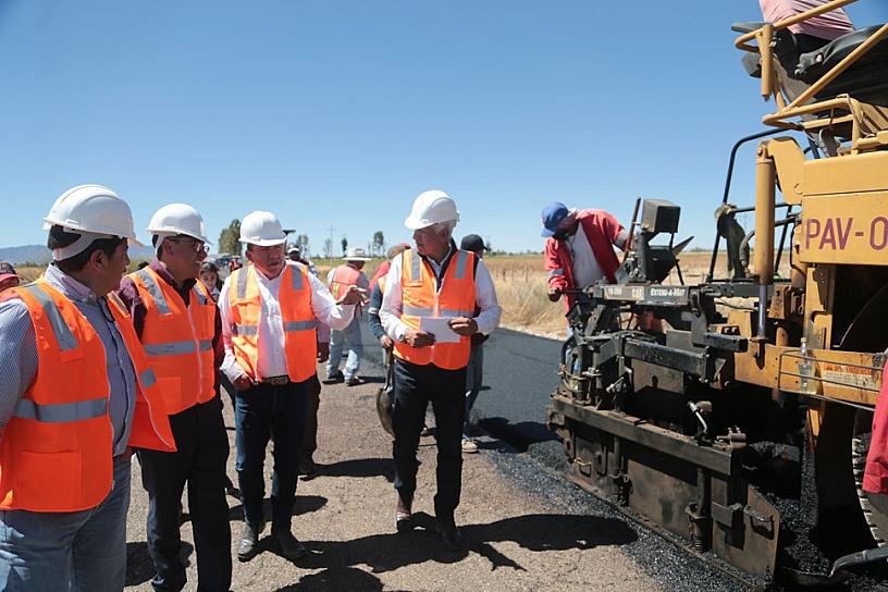 SUPERVISA DMA RECONSTRUCCIÓN DE TRAMO CARRETERO EN FRESNILLO