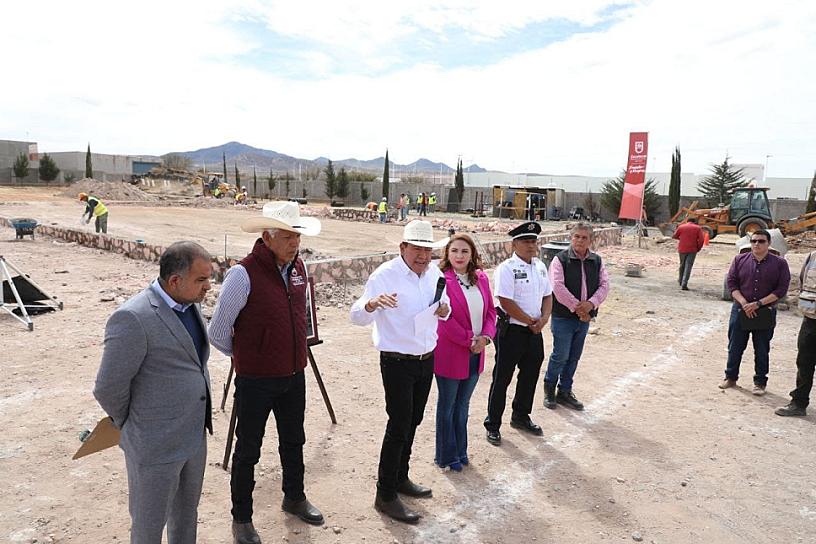 SUPERVISA GOBERNADOR AMPLIACIÓN DE LA CASA DE SEGURIDAD PÚBLICA DE FRESNILLO