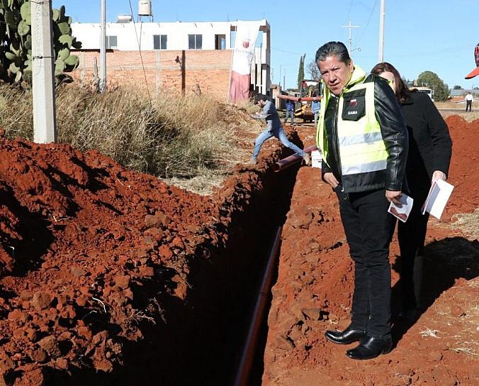 SUPERVISA GOBERNADOR AVANCES EN LA OBRA DE DRENAJE