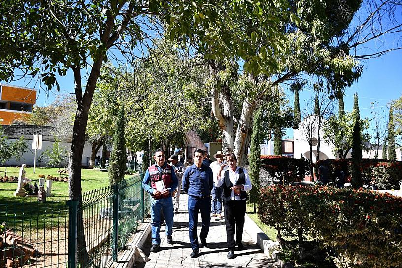 SUPERVISAN CONDICIONES DE PANTEONES DE GUADALUPE