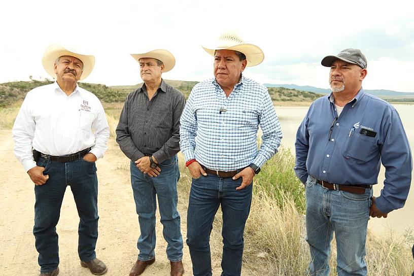 SUPERVISAN LA PRESA DE EL TESORERO EN JEREZ PARA ABORDAR LA SEQUÍA 