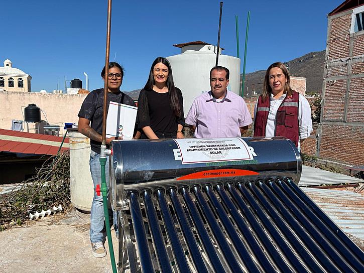 Supervisan programa Bienestar Para el Hogar en Jalpa