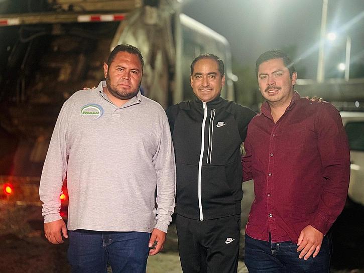 SUPERVISA PEPE SALDÍVAR RECOLECCIÓN DE BASURA EN RINCÓN COLONIAL