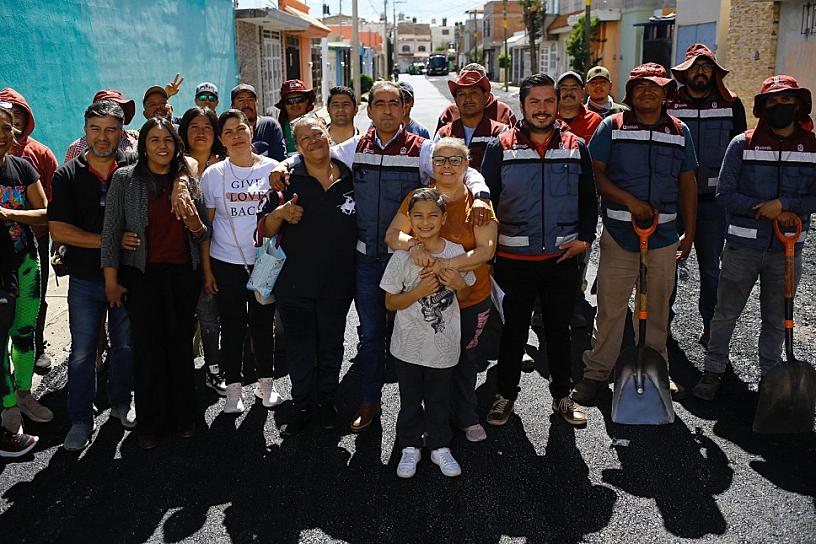 SUPERVISA PEPE SALDÍVAR TRABAJOS DE REENCARPETAMIENTO EN LAS FUENTES