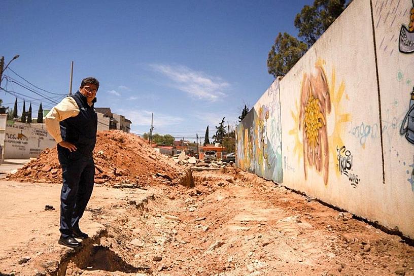 SUPERVISA SAÚL MONREAL OBRAS EN FRESNILLO